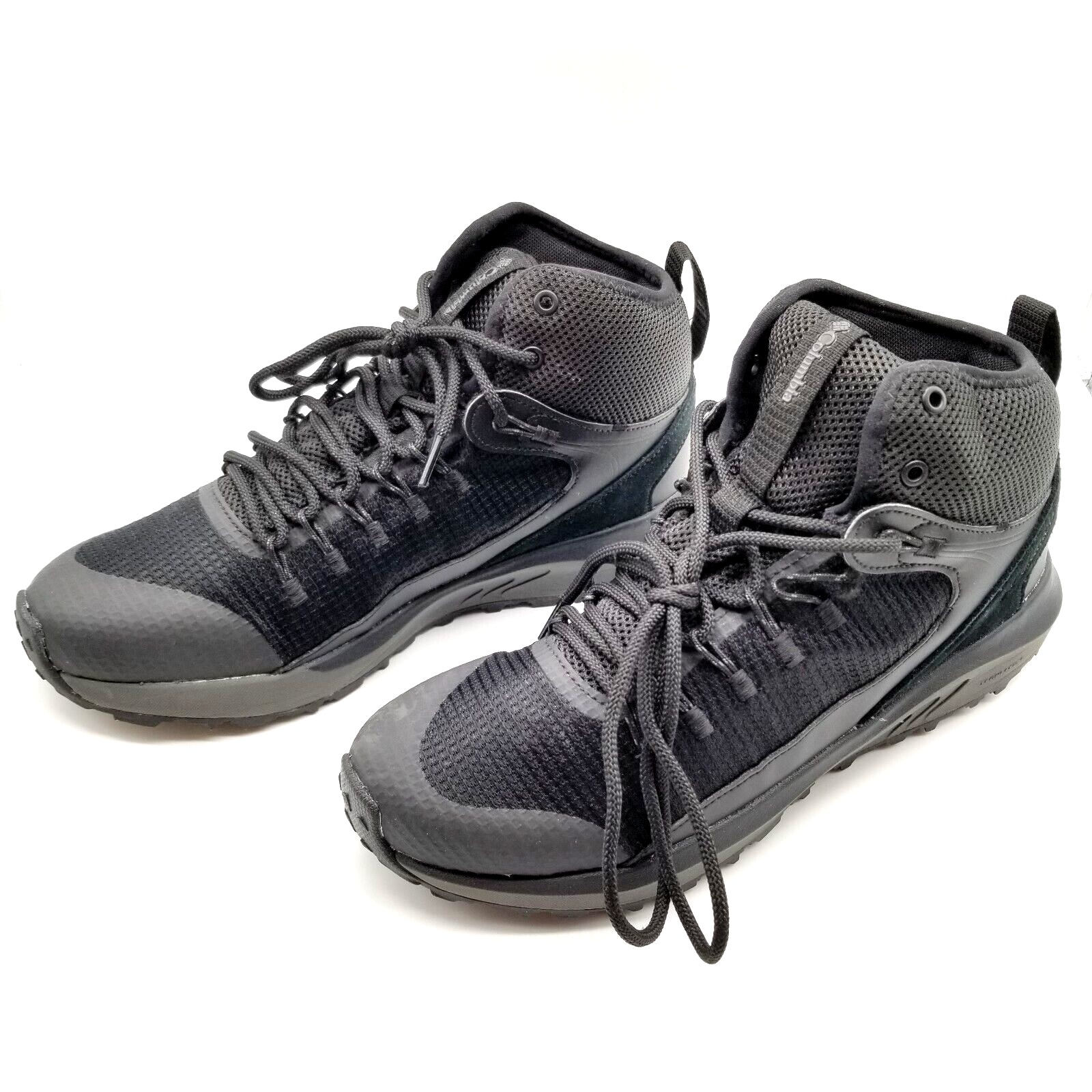 Columbia Men's Trailstorm Mid Waterproof Hiking Boots Size 9.5 Black/Dark Grey